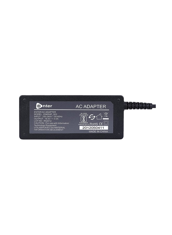 Enter Renewed - BIS Certified 65W, 18.5V/3.5A, 3 Pin High-Efficiency AC Laptop Charger/Adapter for HP Laptops (Without Power Cord) - Image 3